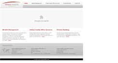 Desktop Screenshot of privatewealthcorp.com